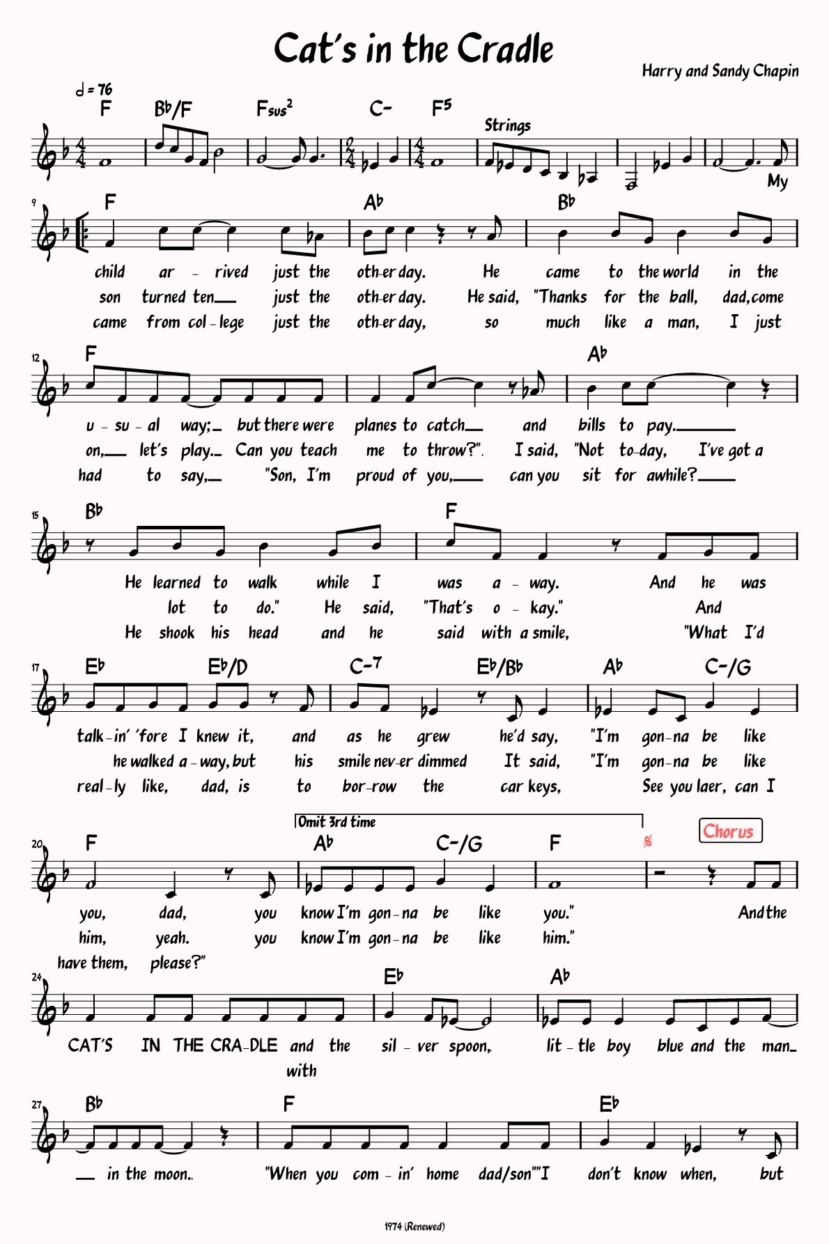 Sheet Music